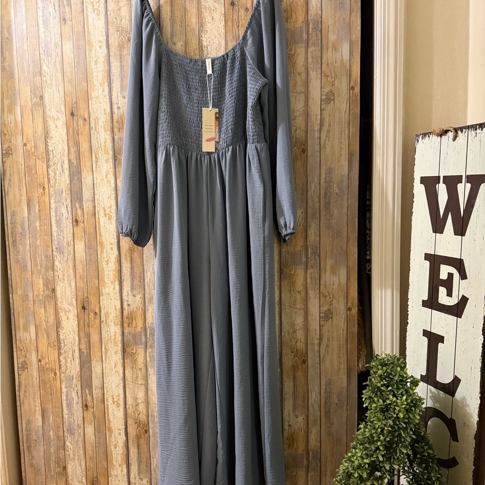 Elegant Blue Women's Jumpsuit